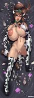 bottes brune collier cow creampie ejaculation_faciale gants pr&eacute;servatif seins_&eacute;normes sperme toys // 655x1846 // 272.8KB